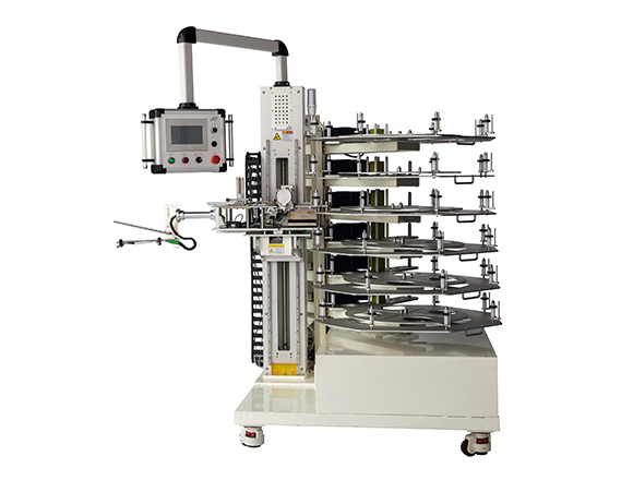 臥式自動6盤收料機